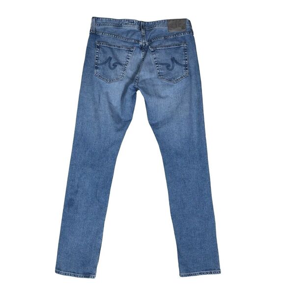 AG Adriano Goldschmied 33x32 Blue Jeans Straight Fit Soft Fade Casual Core - Picture 3 of 11
